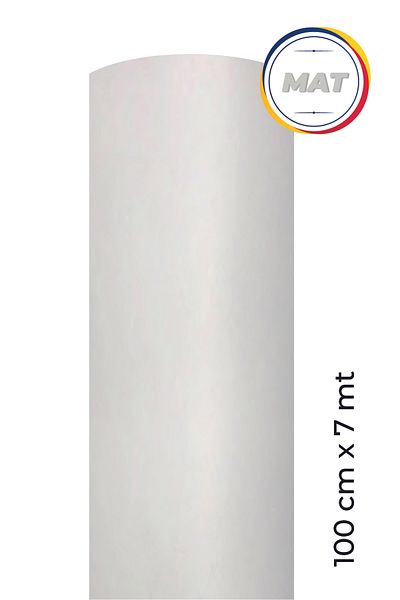 ELİFE TİCARET Matte White Colored Self Adhesive Foil 100 cm X 7 Mt