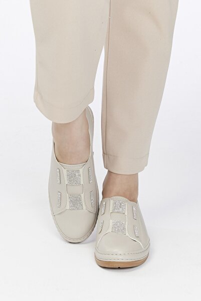 LETAO Marly Anatomik Deri Fusped Confort Taban Lastikli Kadın Sneaker Günlük Ayakkabı