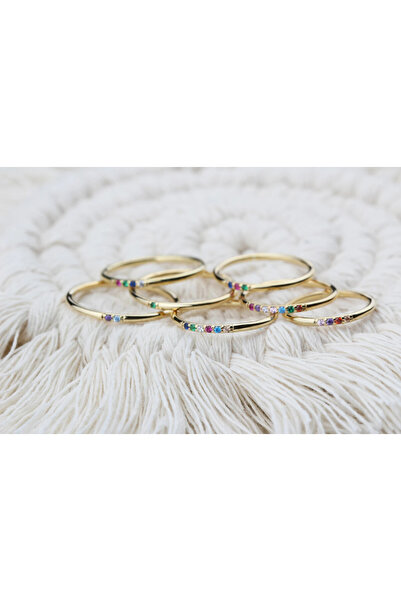 Glorria Kişiye Özel Doğum Taşlı Gümüş Yüzük