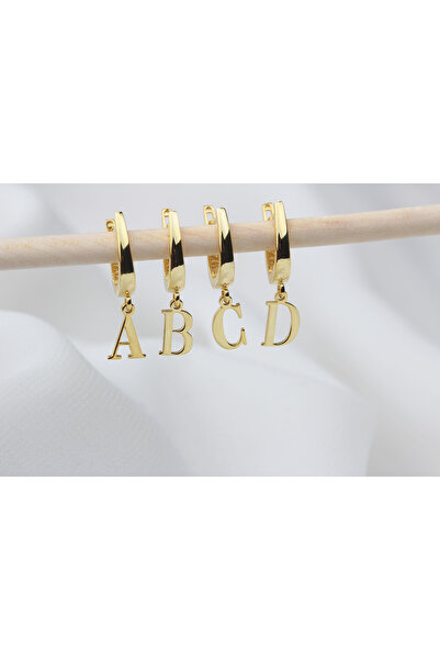 Glorria Kişiye Özel Harf Gümüş Küpe