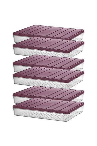 SELKA HOME Selka Nora 6 Pieces 2.25 Lt. Storage Container