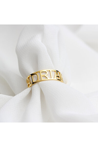 Glorria Kişiye Özel İsimli Gümüş Yüzük