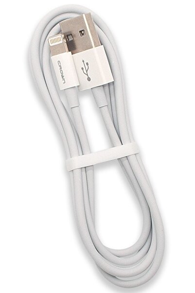 Crown Micro Iphone Uyumlu Hızlı Şarj Destekli Kablo - Lightning (CMCU-005L)