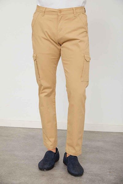 Cazador Ανδρικό παντελόνι Cargo 0012 Model Beige