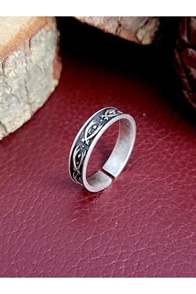 Antique Dolunay Antik Gümüş Kaplama El Yapımı Ayarlanabilir Hz. Ali Kılıcı Zü...