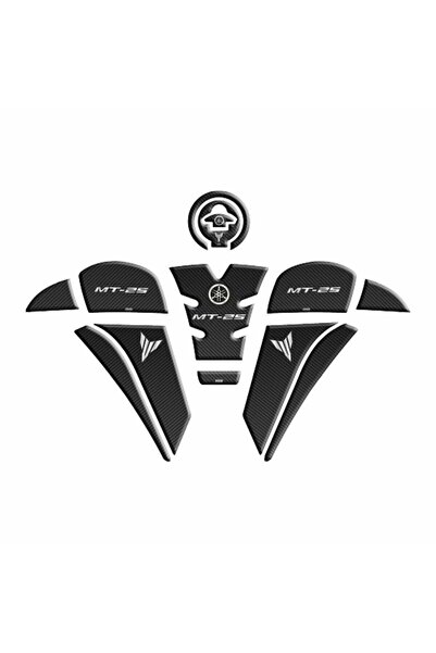 gogo premium YAMAHA MT25 2020 - 2023 UYUMLU TANK PAD SET 007