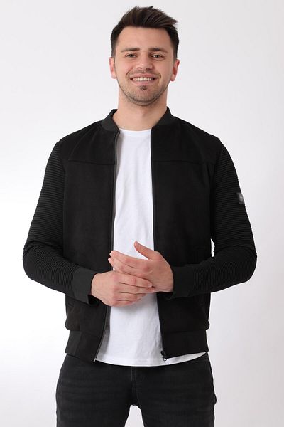 ByTrend Πλεκτά Suede College γιακά Εποχιακά Παλτό PLDP 2977