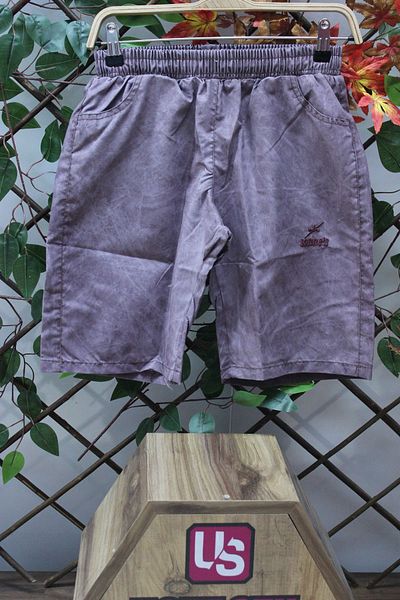 mikam Unisex ίσιο μοντέλο Ποιοτικό σορτς πάνω από το γόνατο χωρίς επένδυση