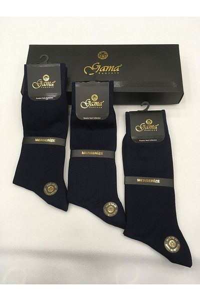 Gama Çorap 3 τεμάχια 100% Mercerized Nylon Λεπτές καλοκαιρινές ανδρικές κάλτσες