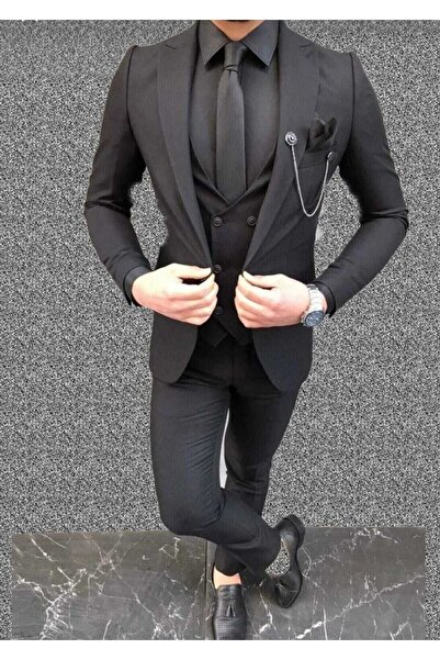 MISTER MR.PAPYON FASHION Yelekli Takım Elbise