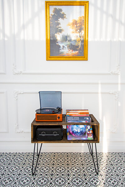 Zecir Pikap Sehpası ve Plak İstasyonu