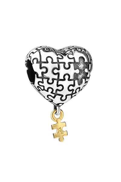 asaf Beni tamamıyorsun charm | puzzle kalp charm