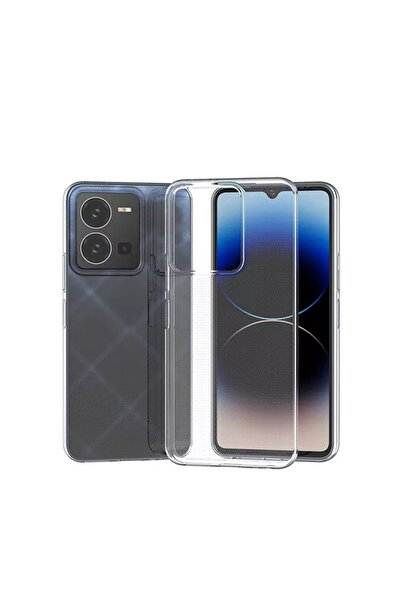 vivo Y35 şeffaf silikon kamera korumalı kapak kılıf