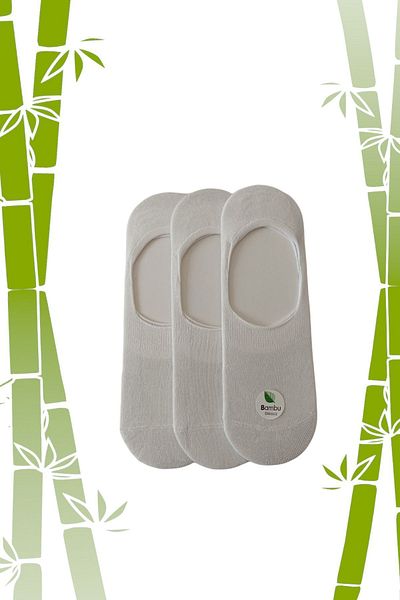 stellare Silicone Bamboo Ballerinas - Non-Slip Seamless Unisex 3-Piece Socks Set