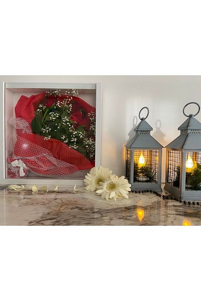 BayMob 30*30 Flower Patterned Engagement SouveNir Board