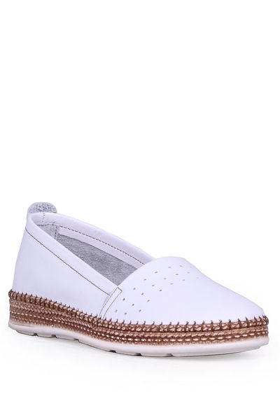 Ghattix Pantofi de damă balerina Herna din piele naturală