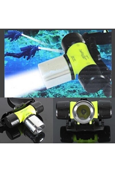 Universal Sualtı Dalış Kafa Feneri 1000 Lm