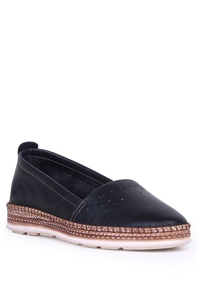 Ghattix Pantofi de damă balerina Herna din piele naturală