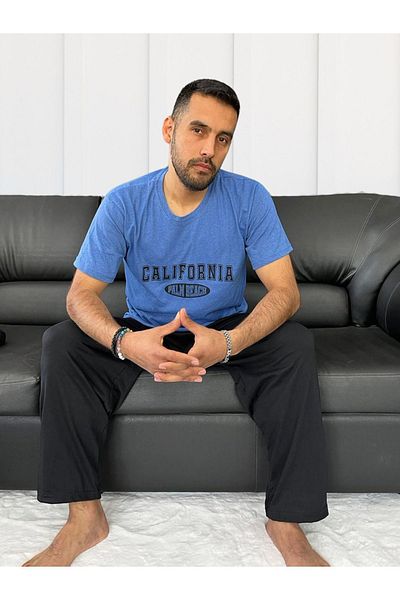 Sude HOMEWEAR Ανδρικό σετ πιτζάμες με κοντομάνικο