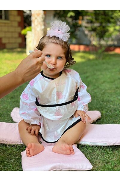 Timburly Easy to Wipe Sleeves and Non-Sleeve Printed Baby Bib