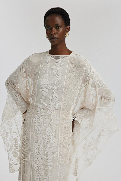 Touché Privé Δαντελένια μπλούζα με μανίκια με λεπτομέρειες