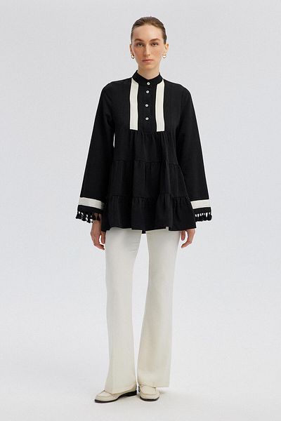 Touché Privé Linen Textured Tunic