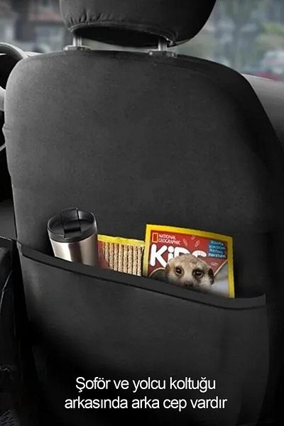 Znp Home Leatherless Anti-Sweat Cotton Universal Car Seat Cover Full Set