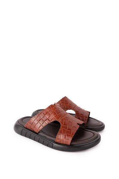 Gondol Genuine Leather Men's Slippers - esm.427