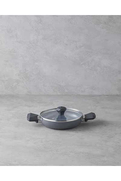 English Home Prego Cerawell Ceramic Saucepan with Lid 20 cm Gray