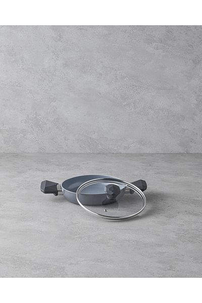 English Home Prego Cerawell Ceramic Saucepan with Lid 20 cm Gray