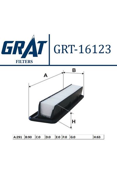 GRAT HYUNDAI I10 0811 - 1.1 CRDI Compatible Air Filter