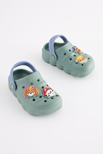 Next Baby Paw Patrol Patterned Green Slippers