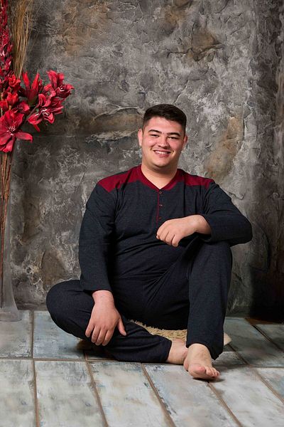 Sude HOMEWEAR Σετ ανδρικών πιτζάμες Plus Size