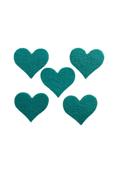 kalben accessories 20 قطعة من اللباد على شكل قلب - مادة اللباد