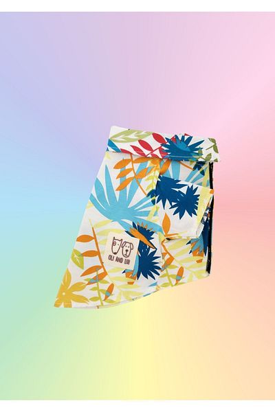 Oli and Lui Tropical Patterned Dog Shirt