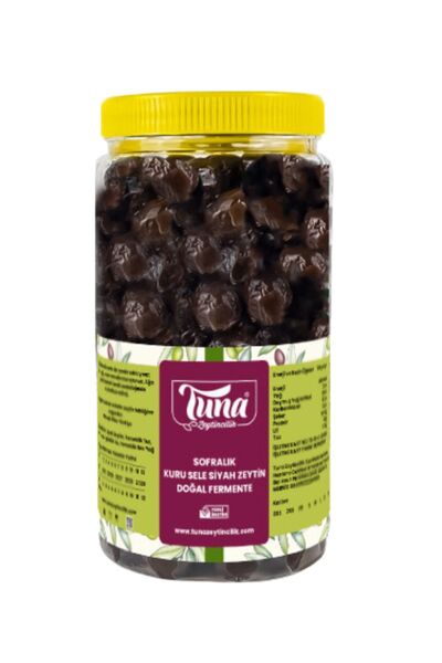 Tuna Kuru Sele Siyah Zeytin 1 kg