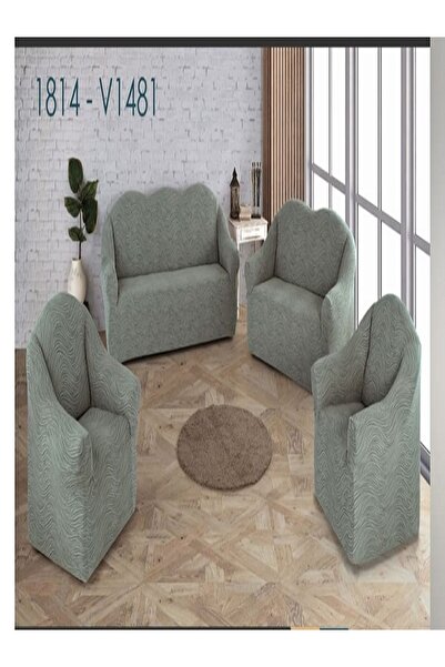 ASY Collection Jakarli, Elastik Tam Kaplamalı Koltuk, Çekyat, Kanepe Kılıfı, ...