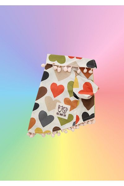 Oli and Lui Cream Color Heart Dog Shirt