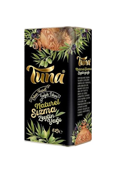 Tuna Erken Hasat Soğuk Sıkım Zeytinyağı 5 lt