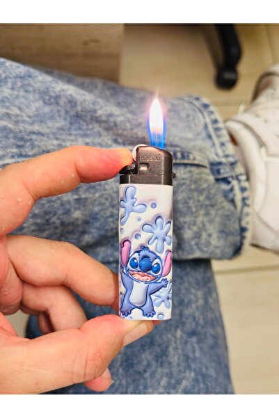 Namgo Stitch 3D Kaplamalı Gazlı Çakmak