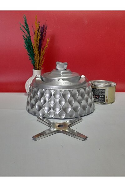 elvanhobi Masaüstü Şömine, kamp,balkon için osmanlı ocagi (Gümüş)