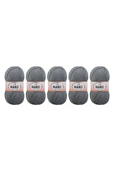 NAKO Çağla - 5 Colorful Super Pearl Hand Knitting Yarn 100 gr 11537