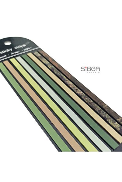 sibga tasarım İnce Uzun Şerit Şeffaf Renkli Postit Post-it Post It. Kitap Ayracı Ayraç Postit Sticker 160 Yaprak