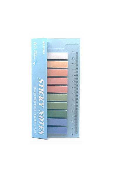 sibga tasarım Colored Paper Postit Post-it Post ItBookmark Bookmark Postit Sticker Note Paper 200 Sheets