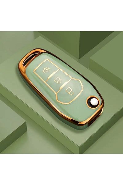 AYZ GARAGE F O R D Switchblade Tpu Material Light Green (Wet) Key Case