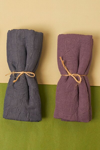 Organic Scarfs Tesettür Hijab Kadın Bambu Kraş Şal Modeli-2'li Set