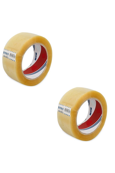 ADASRA Bandă adezivă 2 bucăți 100 metri 45mmx100 Mt Bandă adezivă care nu se ...