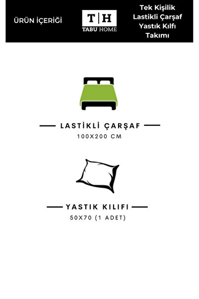 Tabu Home Single / Double Elastic Sheet