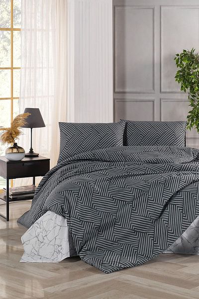 Tabu Home Utopia Striped Single Duvet Cover Set
