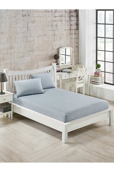 Tabu Home Cearşaf de pat elastic simplu/dublu